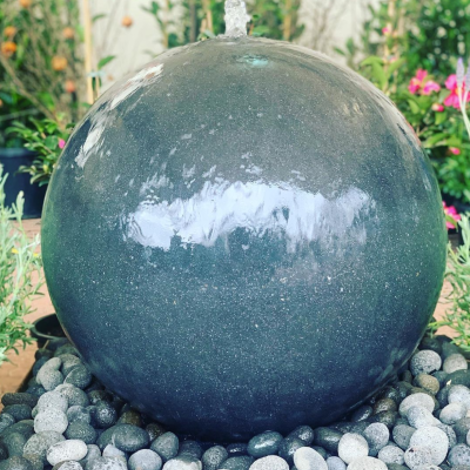 70cm Stone Ball package (corten steel surround additional)